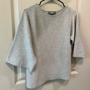Grey 3/4 Sleeve Sweater